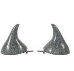 Hair - Horns [Silver Glitter]