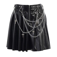Skirt - Faux Leather Skirt