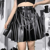 Skirt - Faux Leather Skirt