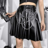 Skirt - Faux Leather Skirt