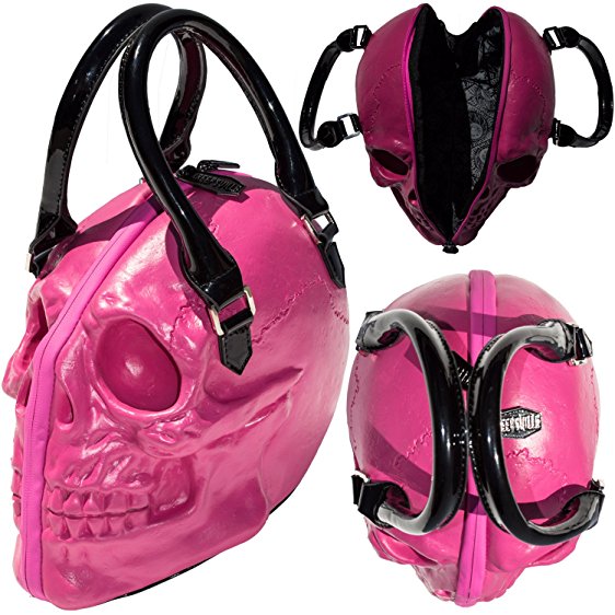 Handbag - Pink Skull