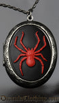 Locket - Red Spider Necklace